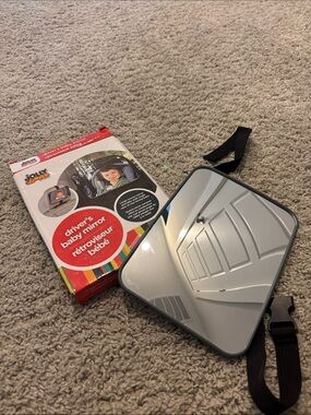 Drivers Baby Mirror - Black Strap